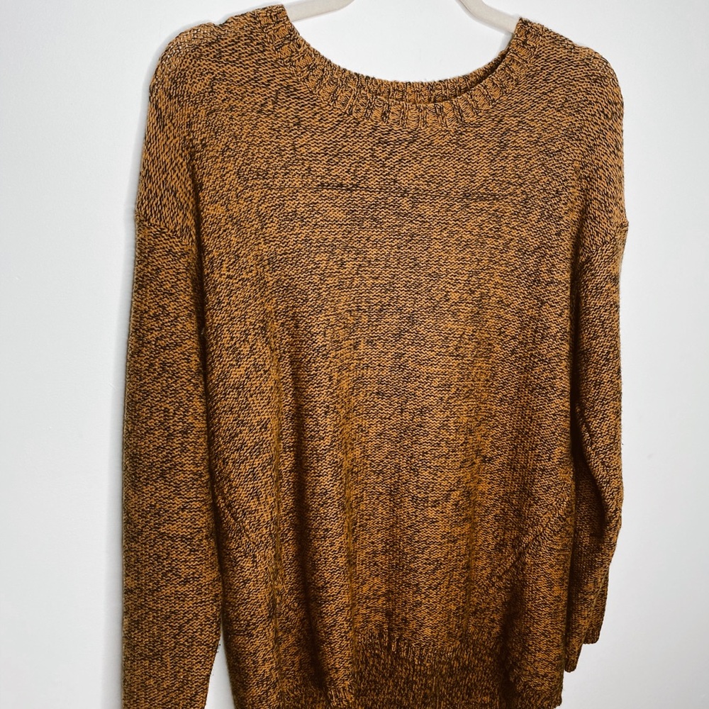Philosophy Long Sleeve Oak Barrel/ Black Sweater